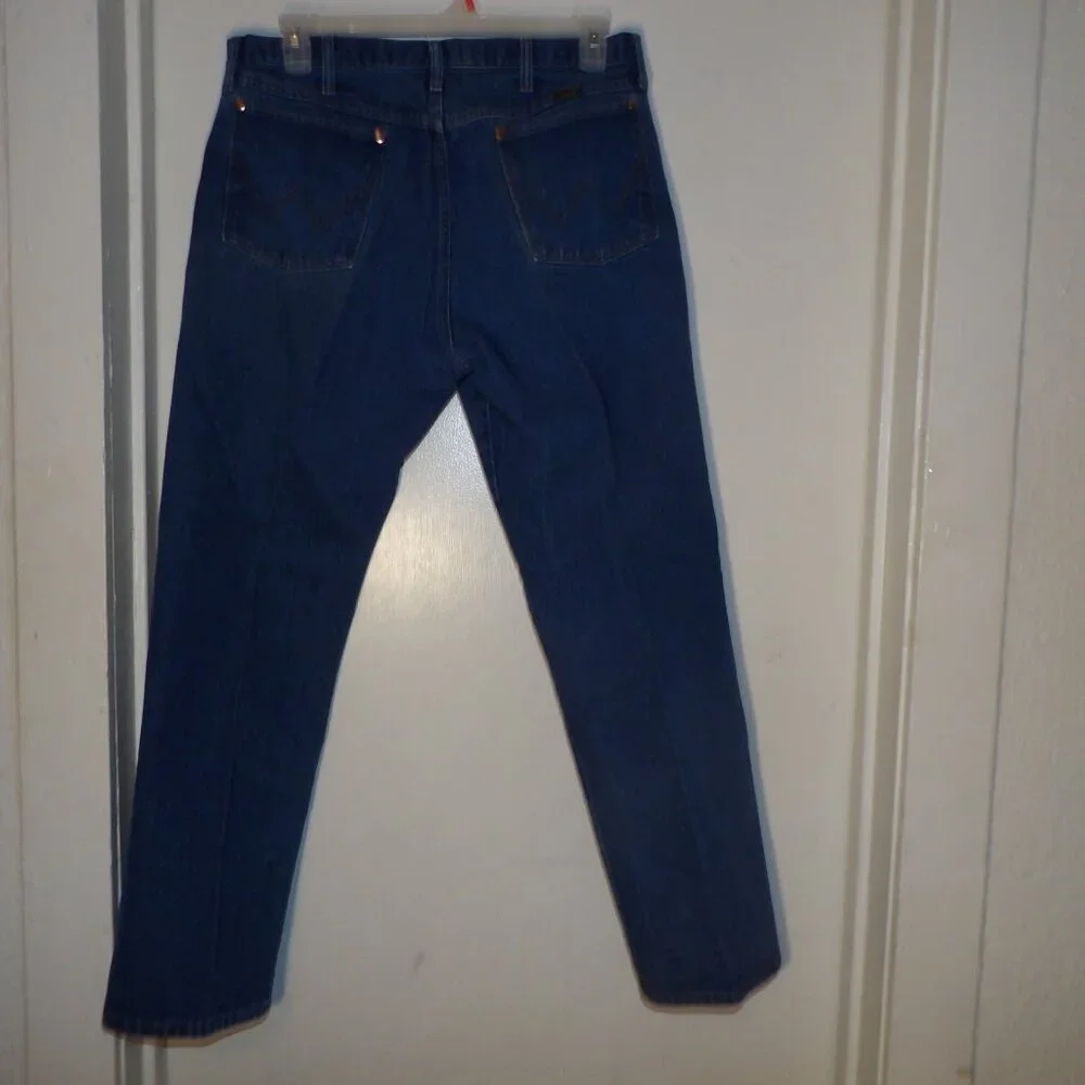 Wrangler Premium Straight Leg Jeans Sz 38 X 31 - Picture 5 of 6